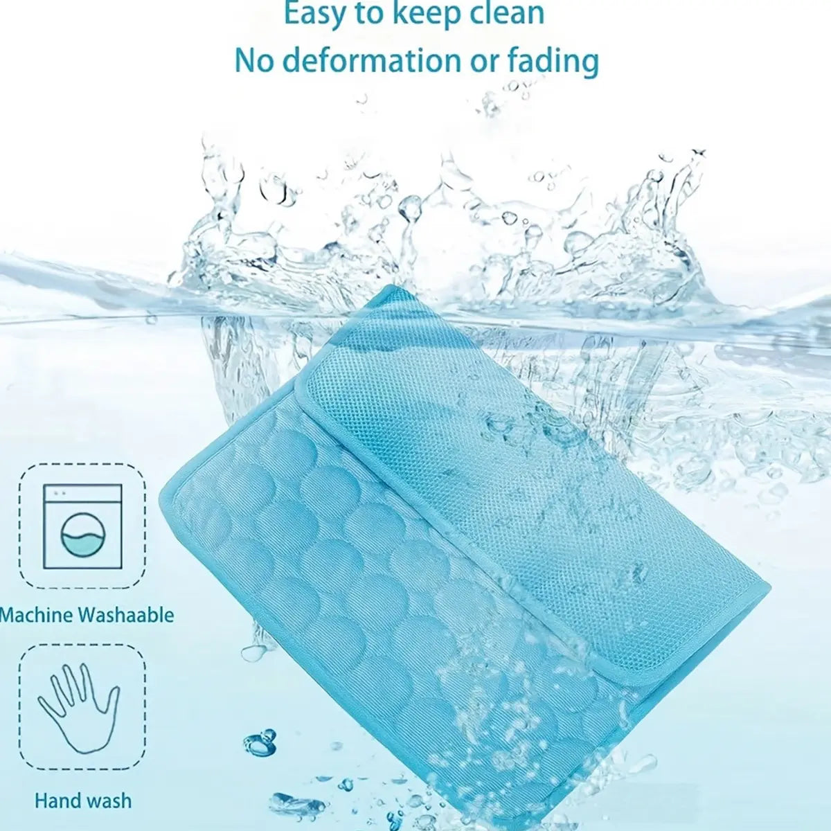 2026 Premium Ice Silk Cooling Mat for Dogs - Non-Slip, Machine Washable, Eco-Friendly Design for Enhanced Summer Comfort, Suitable for Small to Large Pets