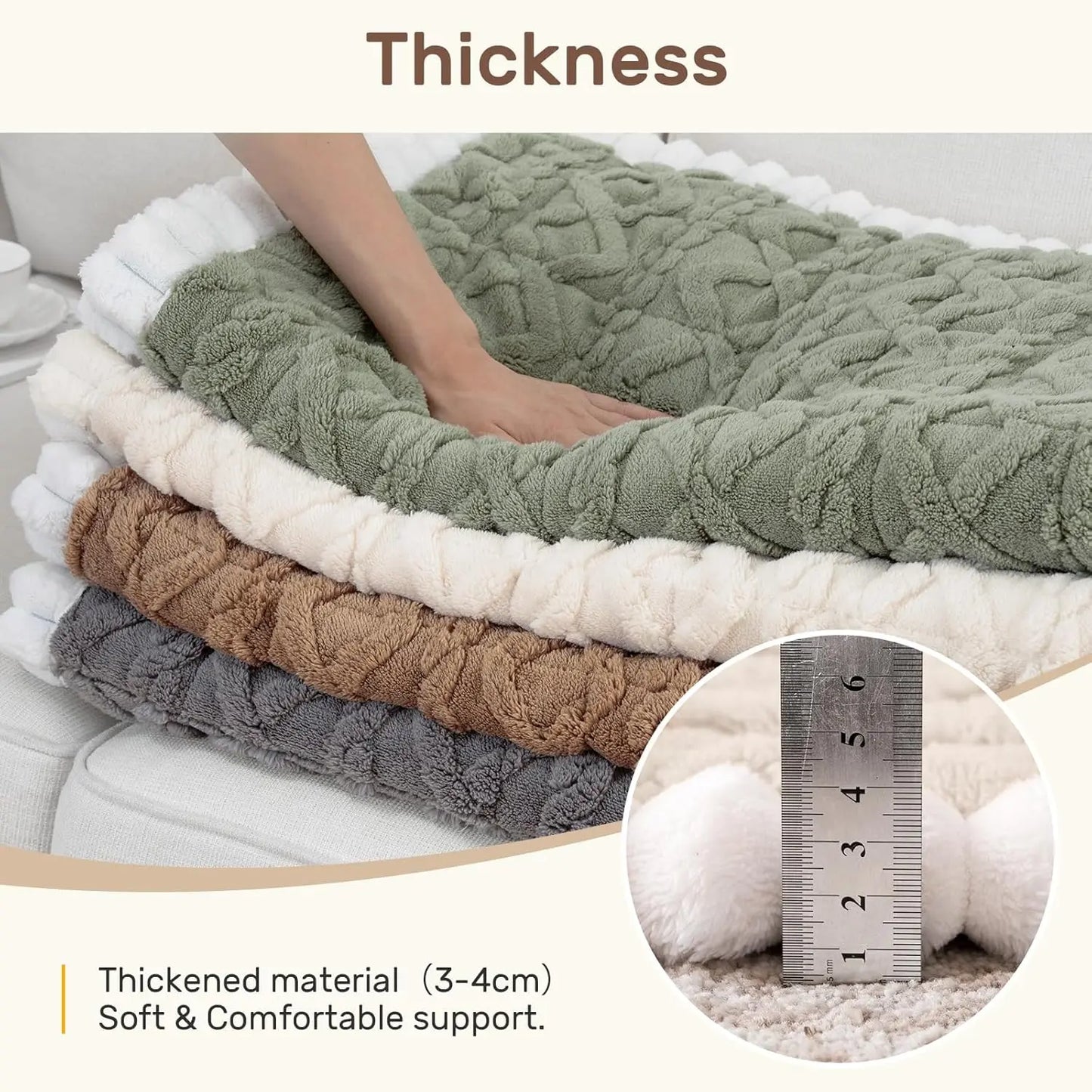 Inovaday Washable Non-Slip Sofa Cover for Three-Cushion Couches - Durable, Pet-Friendly Protector and Bed Mat