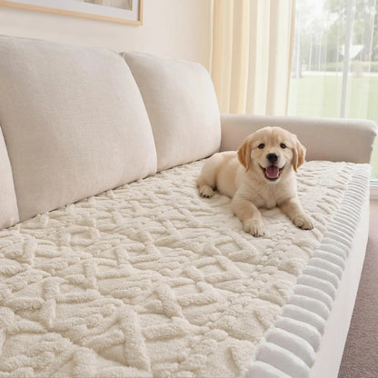 Inovaday Washable Non-Slip Sofa Cover for Three-Cushion Couches - Durable, Pet-Friendly Protector and Bed Mat