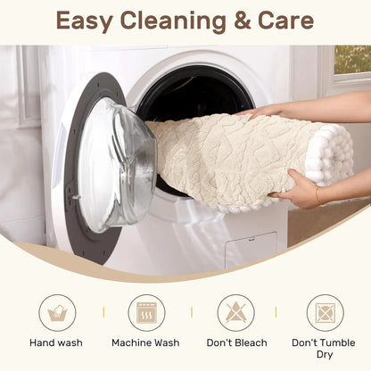 Inovaday Washable Non-Slip Sofa Cover for Three-Cushion Couches - Durable, Pet-Friendly Protector and Bed Mat